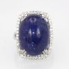 Tanzanite 20 Ct Cabochon High Dome Ladies Pendant 8