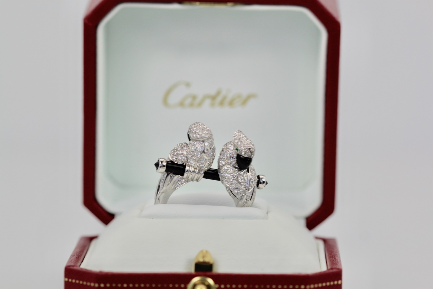 Cartier Les Oiseau Liberes Double Parrot Ring #11