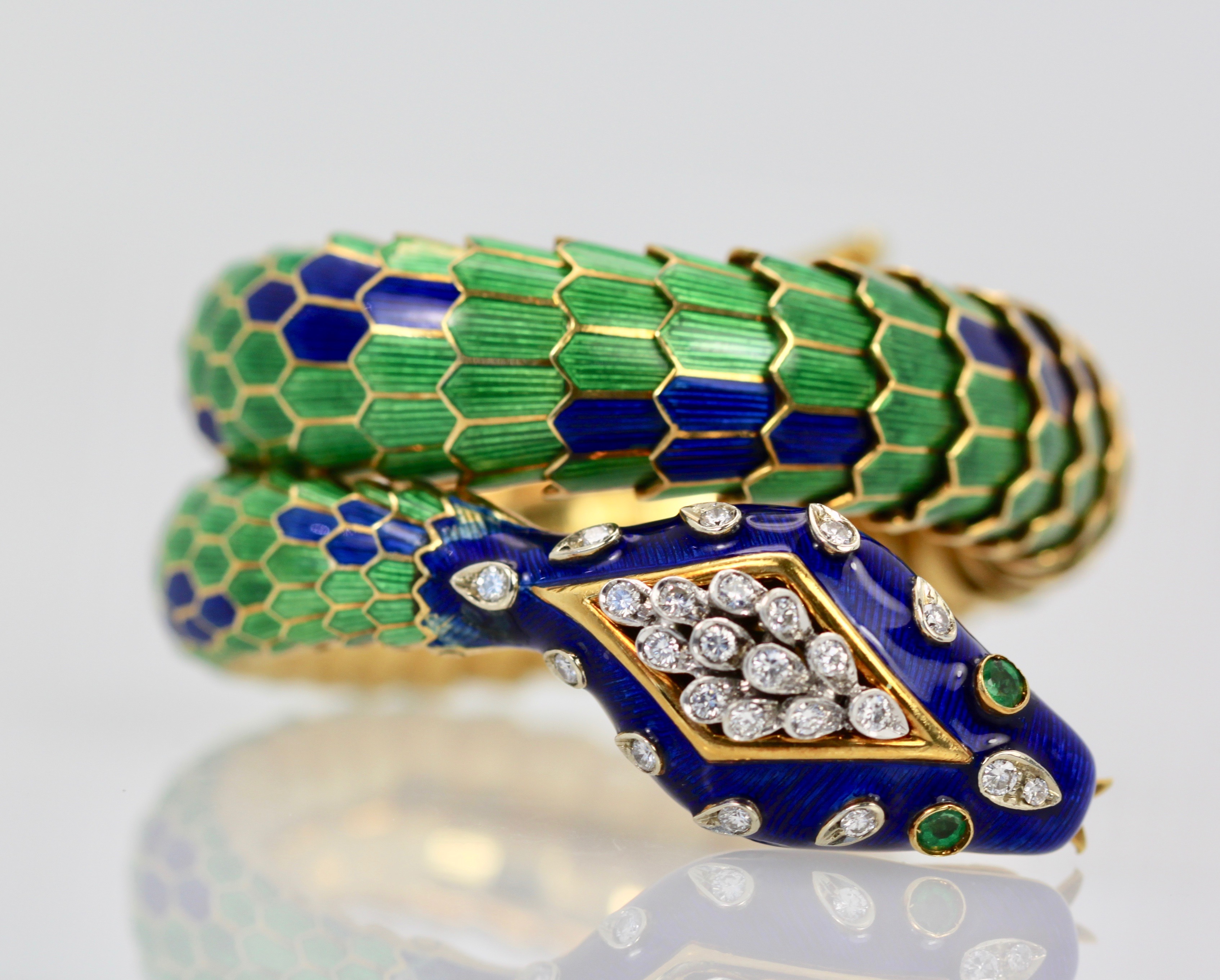 Serpent Open Bangle