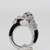 Cartier Panthere Diamond, Emeralds, Onyx, Ring size 62 #5