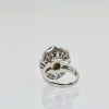 Black Opal Platinum Diamond Ring 4.13 Carats-4