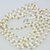 Platinum Seed Pearl Necklace #3