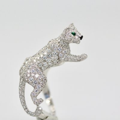 Cartier Diamond Walking Panthere Ring