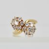 Van Cleef & Arpels Fleurette Ring Double Flower Motif - detail