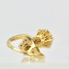 Van Cleef & Arpels Fleurette Ring Double Flower Motif - back angle