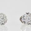 Van Cleef & Arpels Fleurette Large Diamond Stud Earrings - set