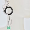 Cartier Diamond Panthere Earrings with Onyx and Emeralds 18K - single