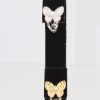 Van Cleef & Arpels White Diamond Yellow Sapphire Butterfly Earrings - on stand