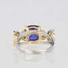Tiffany Schlumberger Double Bee Ring with Blue Sapphire and Diamonds - back