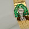 Emerald Diamond  Honeycomb Bracelet - buckle detail