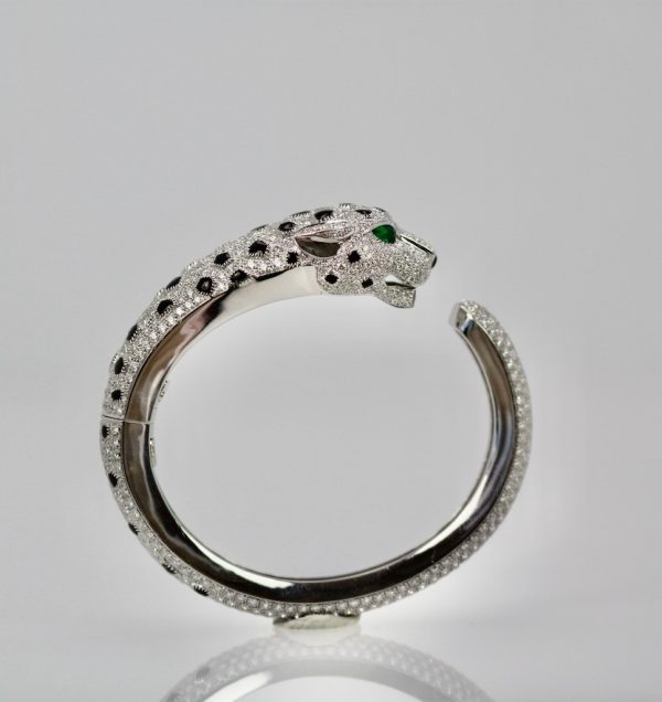 Cartier "Platinum" Diamond Panthere Bracelet