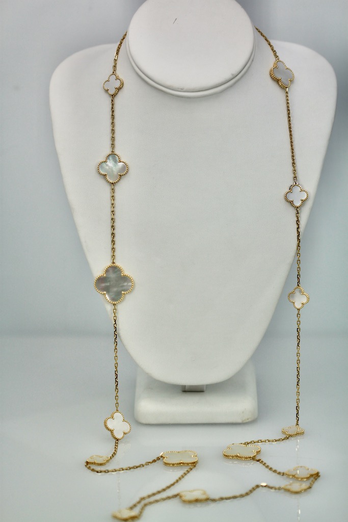 Van Cleef Arpels “Magic” Alhambra Mother of Pearl Necklace – model 2