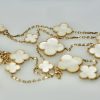 Van Cleef Arpels "Magic" Alhambra Mother of Pearl Necklace