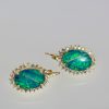 Black Opal Diamond Earrings 2