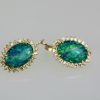 Black Opal Diamond Earrings - set