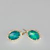 Black Opal Diamond Earrings - set 2