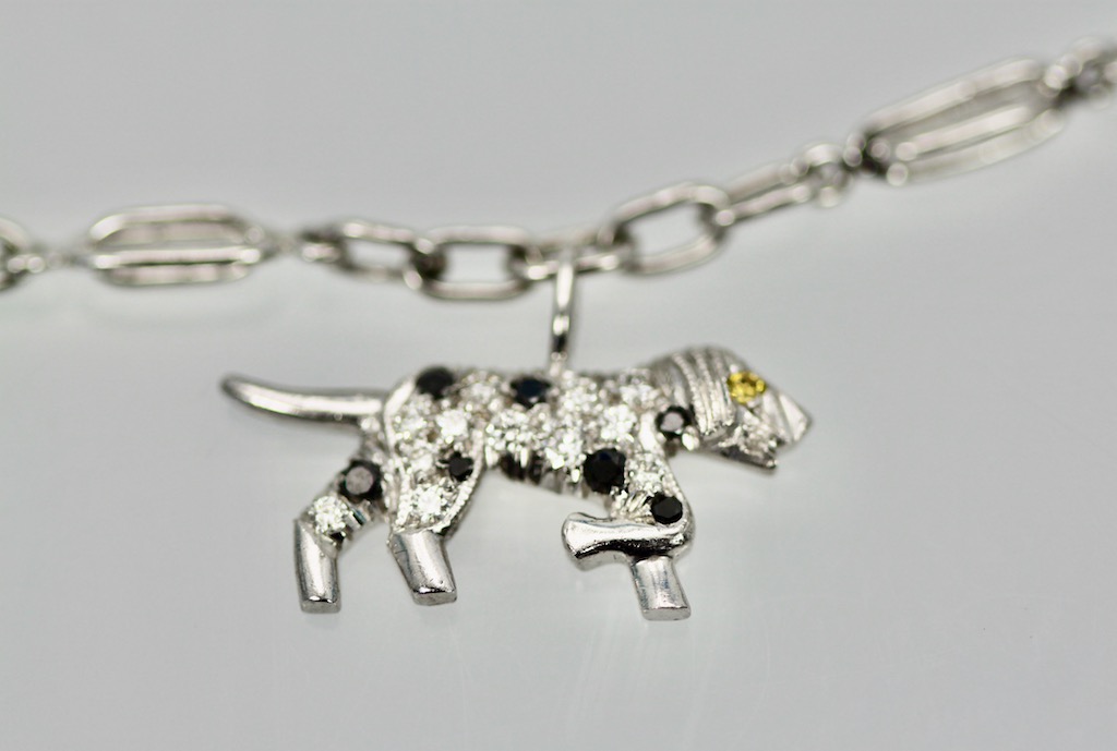 Art Deco 6 Charm Bracelet – dog charm