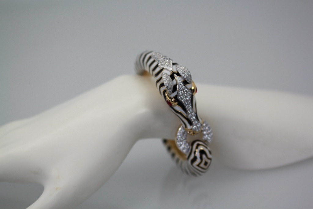 David webb sales zebra bracelet