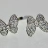 Van Cleef & Arpels Double Butterfly Diamond Ring - close up