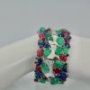 Tutti Frutti Carved Stones Diamond Bracelet - model