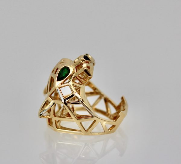 Cartier Gold Open Panthere Ring - right side