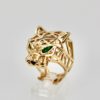Cartier Gold Open Panthere Ring - angle