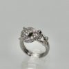 Cartier Diamond Panthere Head Ring - right down angle