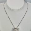 Cartier Diamond Open Panthere Pendant and Necklace - entire on model