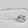 Cartier Diamond Open Panthere Pendant and Necklace - right side