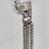 Cartier Panther Diamond Earrings with Tassels - down angle