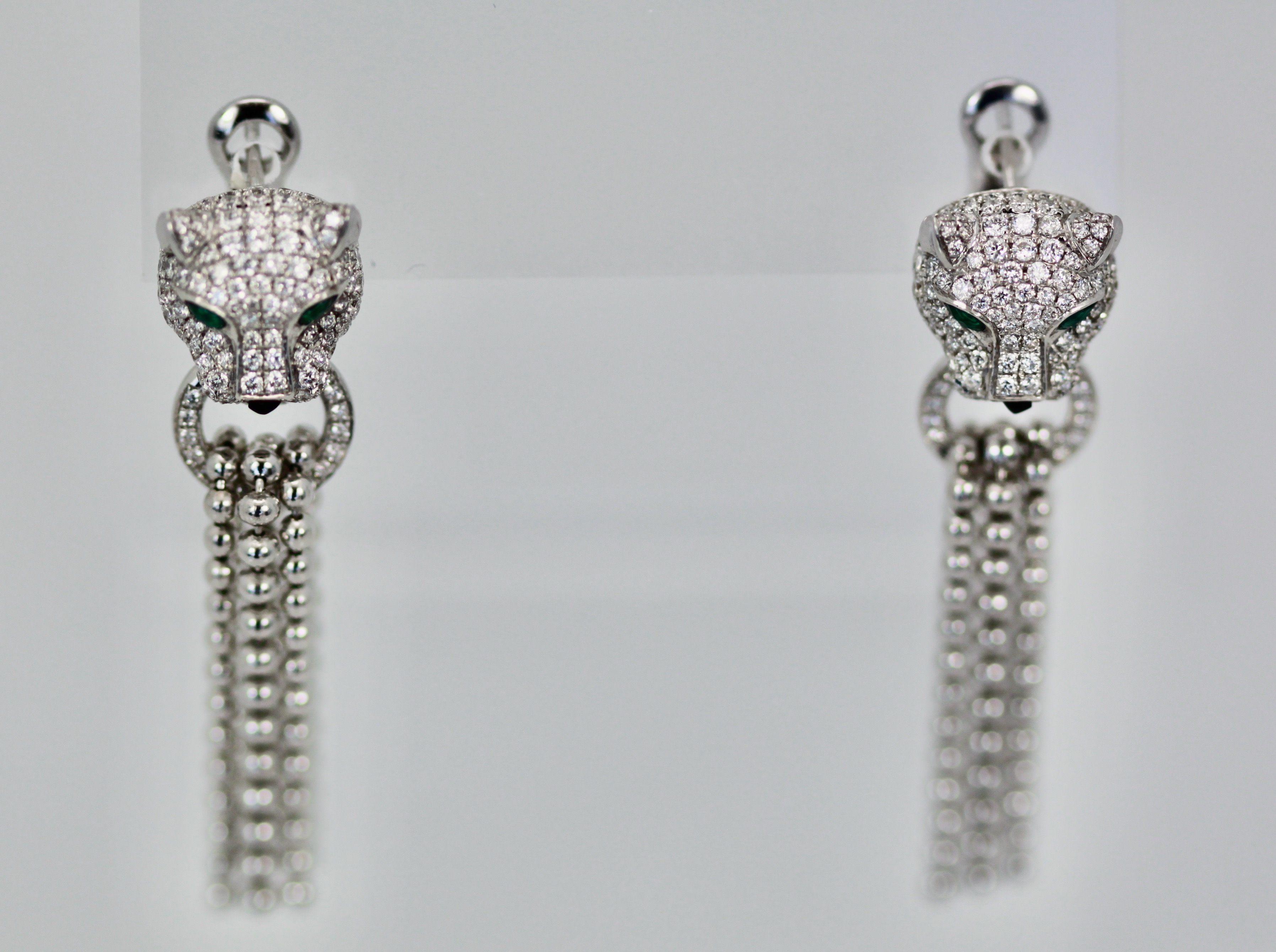 Cartier leopard 2025 earrings
