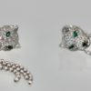 Cartier Panther Diamond Earrings with Tassels - set on sides