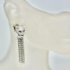 Cartier Panther Diamond Earrings with Tassels - single model