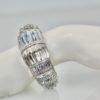 David Webb Rock Crystal Bracelet with Diamonds - model