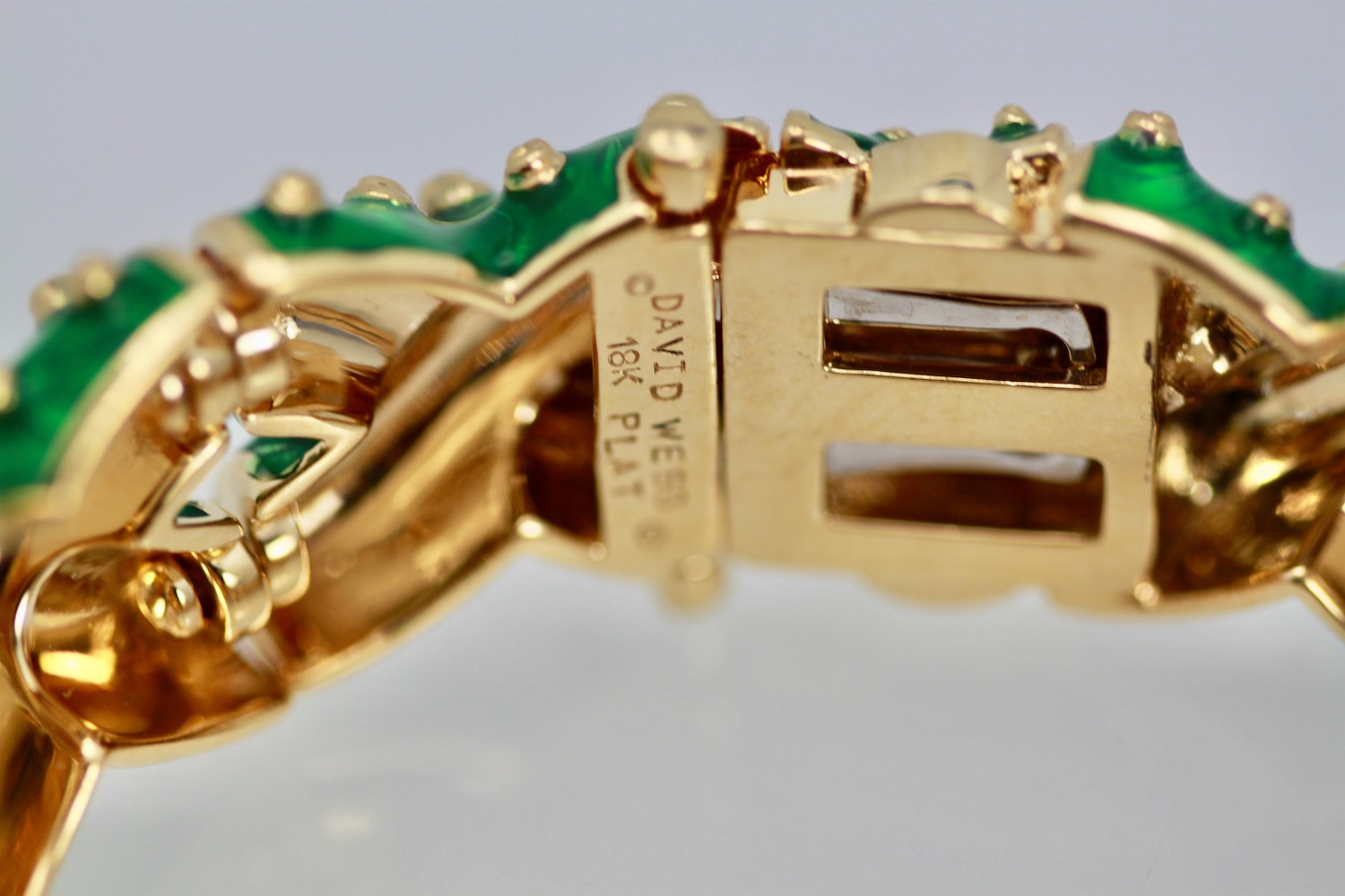 David Webb Frog Bracelet – inside engraving