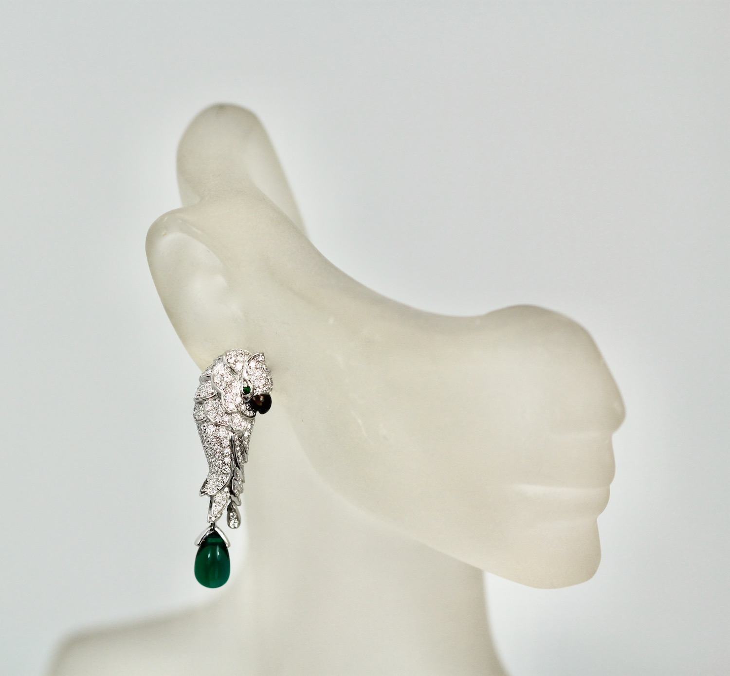 Cartier Les Oiseau Liberes Parrot Earrings – model