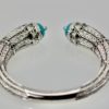  Cartier High Jewelry Diamond Turquoise Bracelet - detail