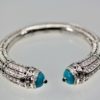  Cartier High Jewelry Diamond Turquoise Bracelet - close up