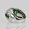Bulgari Trombino Sapphire Emerald Diamond Ring - inside 2