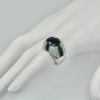 Bulgari Trombino Sapphire Emerald Diamond Ring - model 2