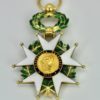 Legion D'Honneur Enamel Medal Pendant 18K Gold French