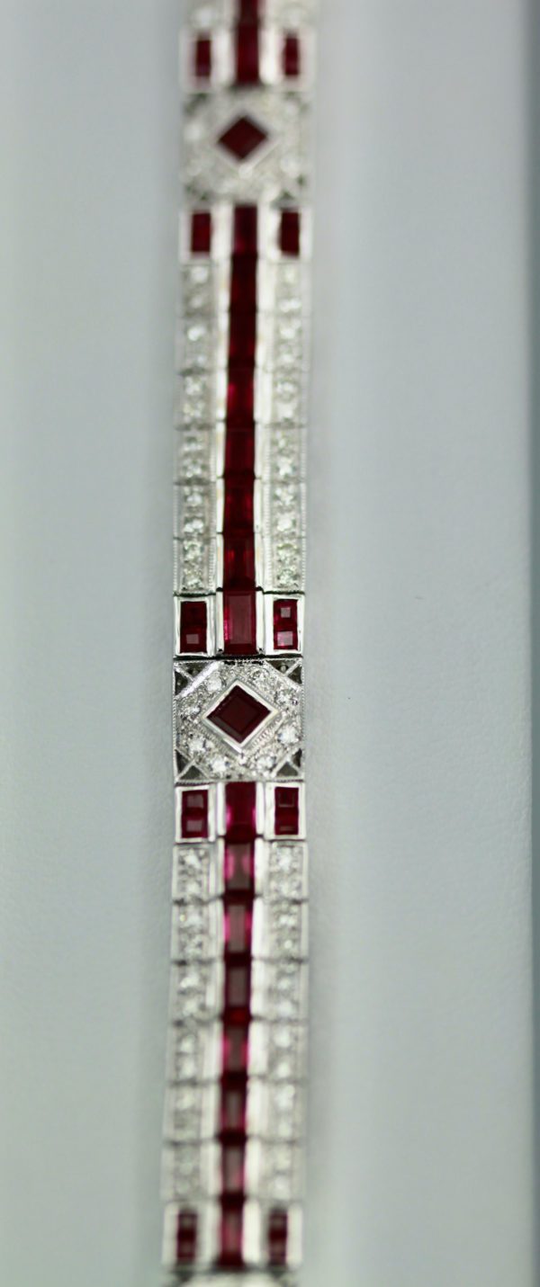 Vintage Deco style bracelet 1950