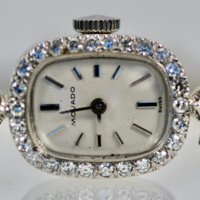 Movado Ladies Diamond Wristwatch 14K