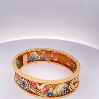 Masriera Y Carreras Plique a Jour Bracelet 18K