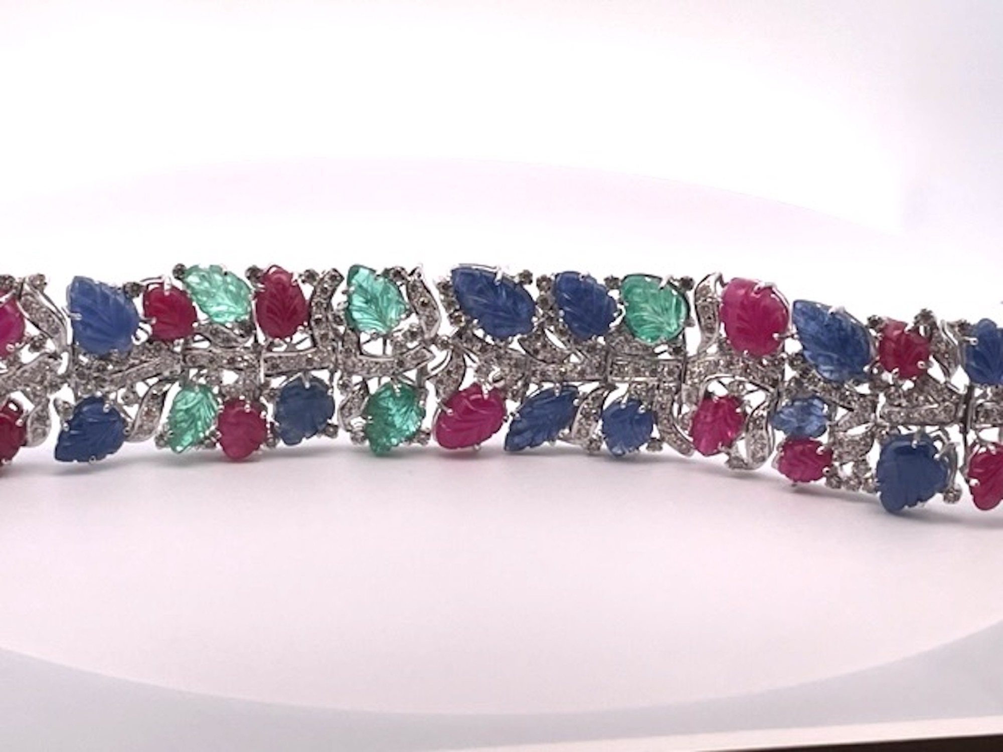 Tutti Frutti Bracelet 18K White Gold