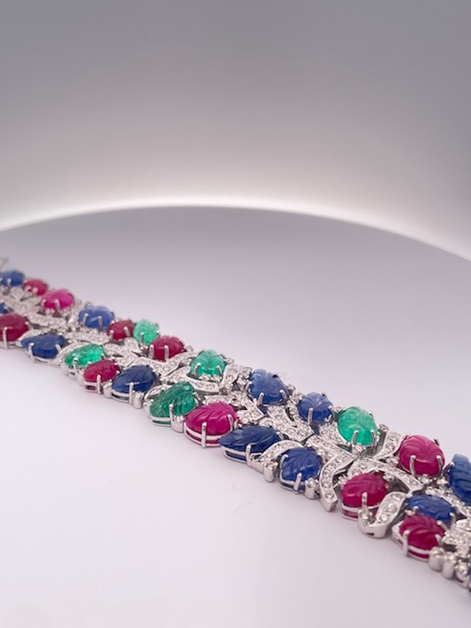Tutti Frutti Bracelet 18K White Gold