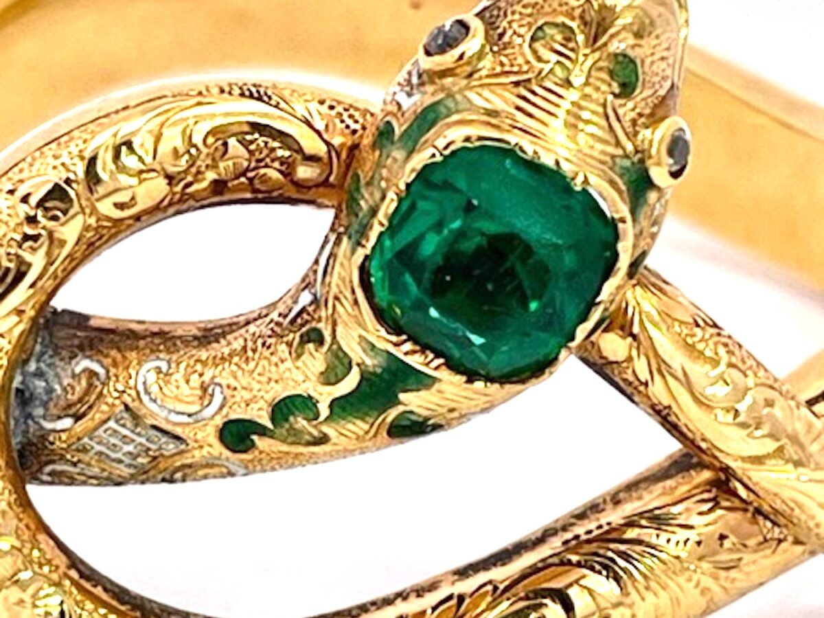 Antique snake bracelet gold store