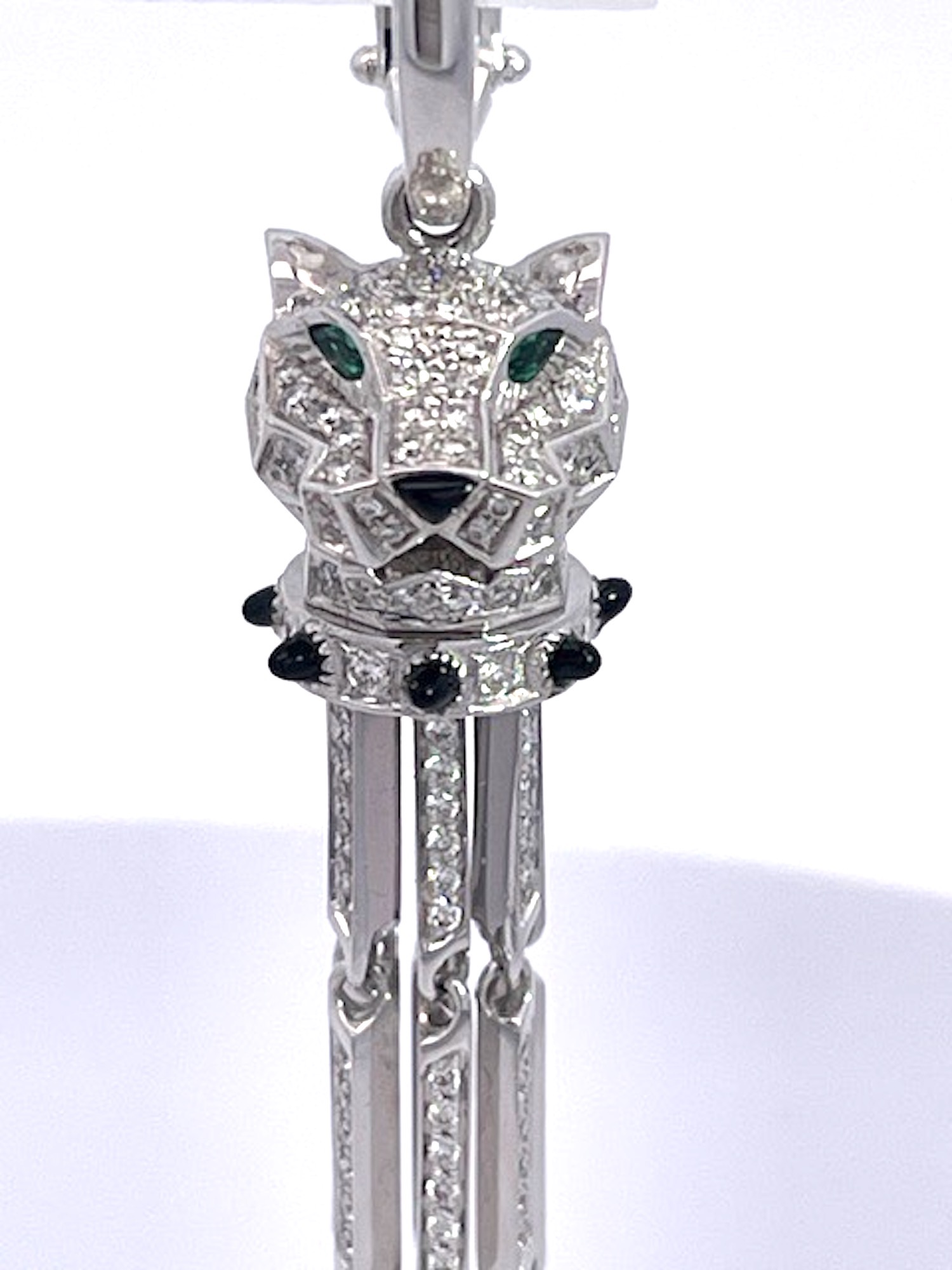 Cartier Panthere de Cartier Long Earrings Diamonds